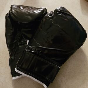 Black Holograhic Boxing Gloves